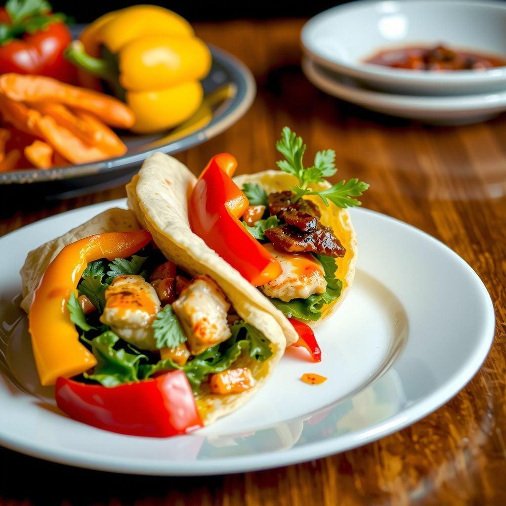 Air Fryer Chicken Fajita Wraps Air Fryer Chicken Fajita Wraps