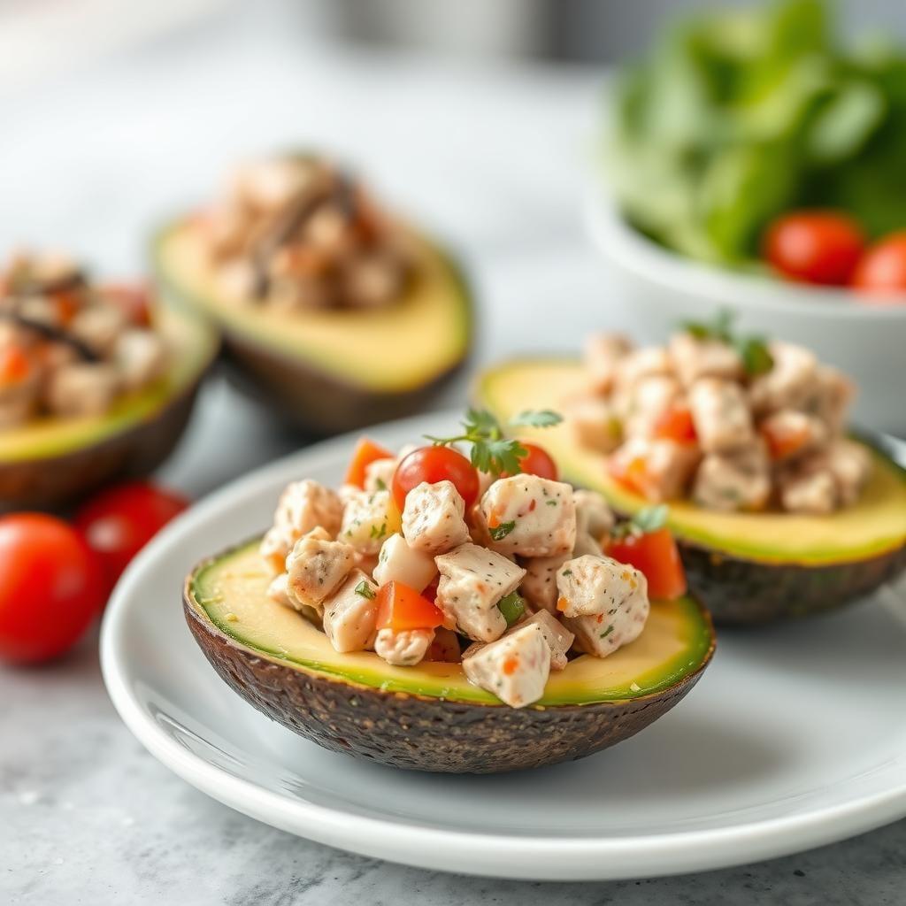 Tuna Salad Stuffed Avocados Tuna Salad Stuffed Avocados