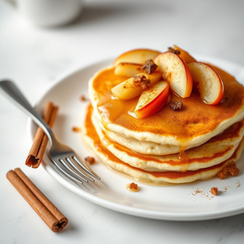 Fluffy Buttermilk Pancakes with Cinnamon Apples Fluffy Buttermilk Pancakes with Cinnamon Apples