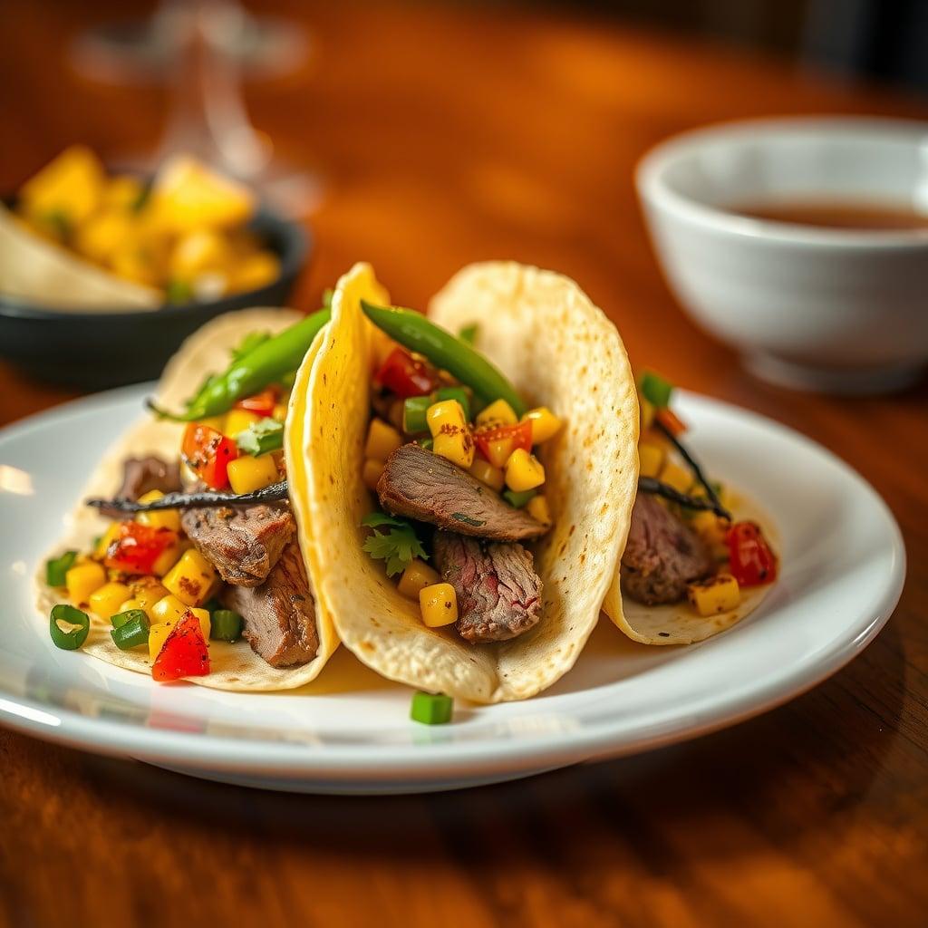 Build-Your-Own Street-Style Steak Tacos with Charred Corn Salsa
