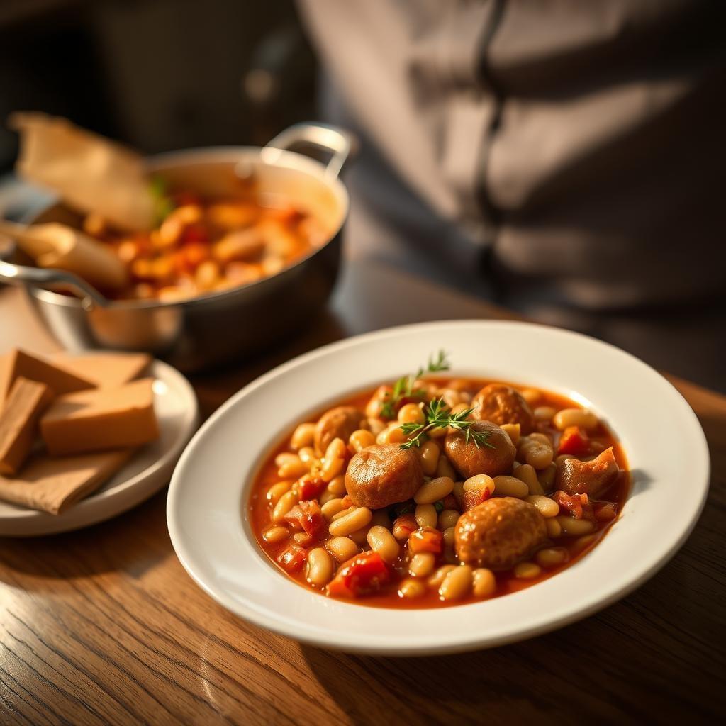 One-Pot Tuscan White Bean & Sausage Stew One-Pot Tuscan White Bean & Sausage Stew