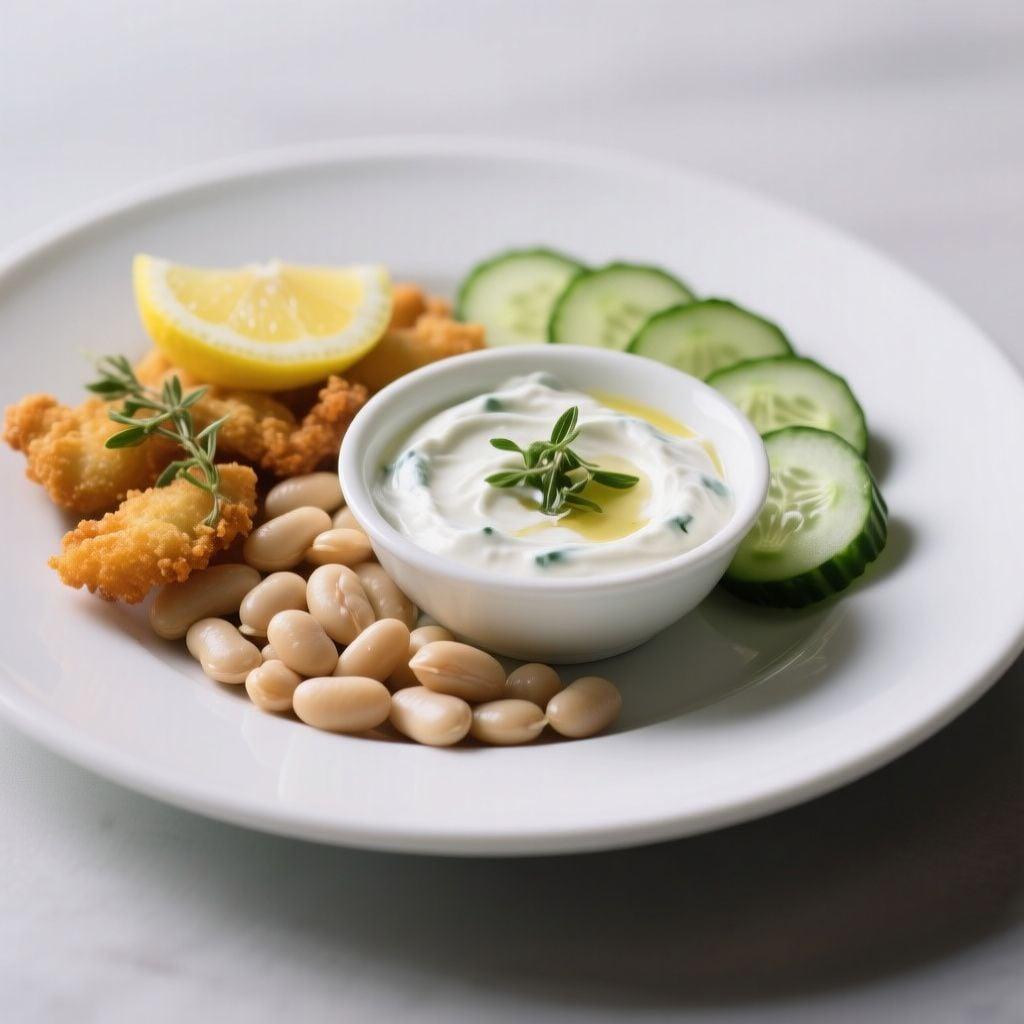 Creamy Cannellini Dip with Cucumber Slices Creamy Cannellini Dip with Cucumber Slices