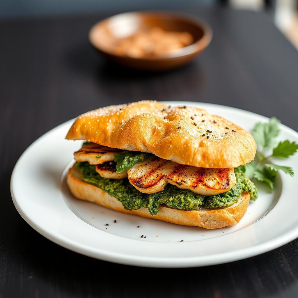 Italian Chicken Pesto Sandwich Italian Chicken Pesto Sandwich