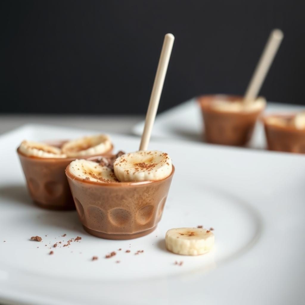 Chocolate Banana Smoothie Cups