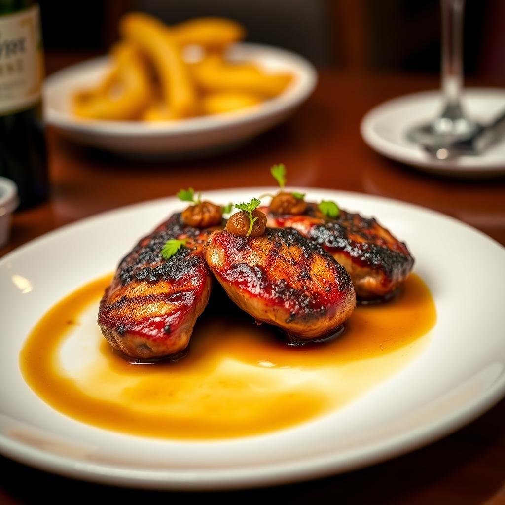 Seared Chicken Livers with Port Wine Reduction & Caramelized Shallots Seared Chicken Livers with Port Wine Reduction & Caramelized Shallots