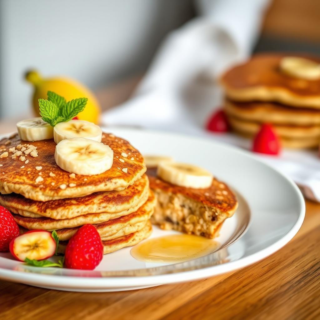 Protein-Packed Banana Oat Pancakes Protein-Packed Banana Oat Pancakes