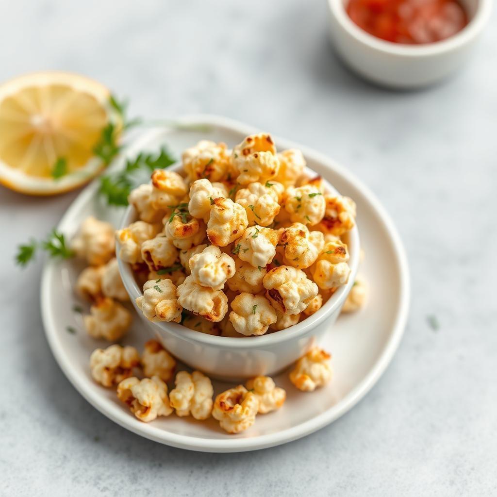 Savory Nutritional Yeast Popcorn with Herbs Savory Nutritional Yeast Popcorn with Herbs