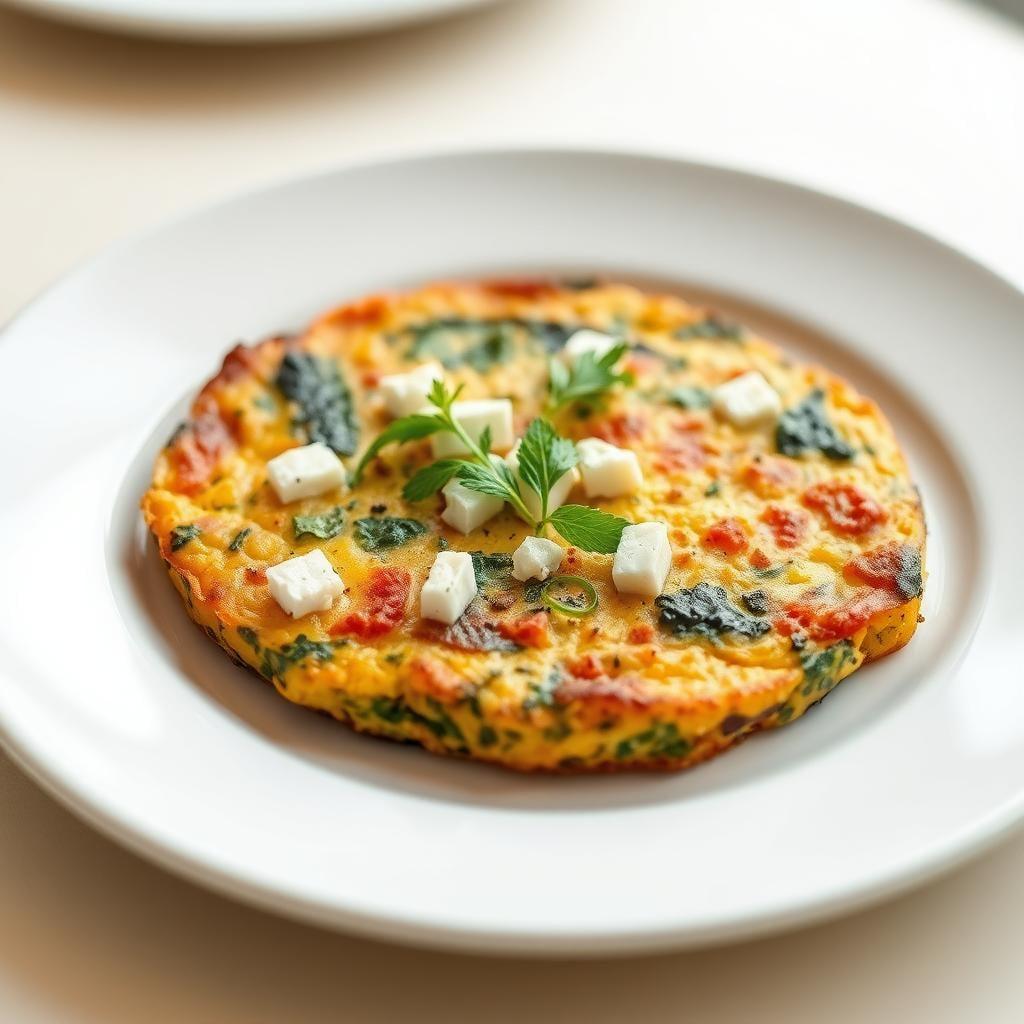 Mediterranean Herb Frittata with Feta Mediterranean Herb Frittata with Feta
