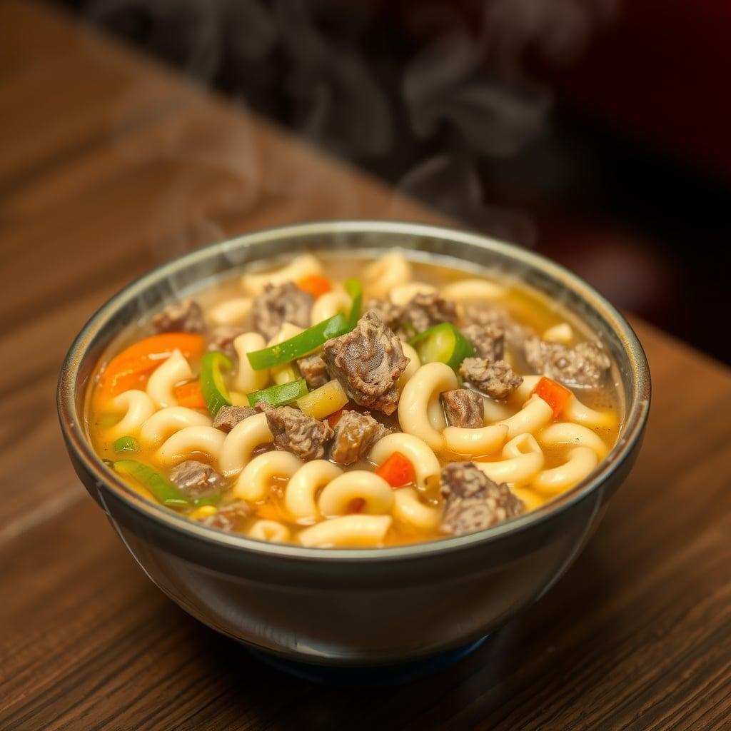 Quick-Boil Beef & Macaroni Soup Quick-Boil Beef & Macaroni Soup