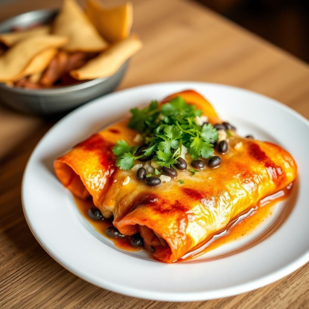 Smoky Black Bean & Sweet Potato Enchiladas Smoky Black Bean & Sweet Potato Enchiladas