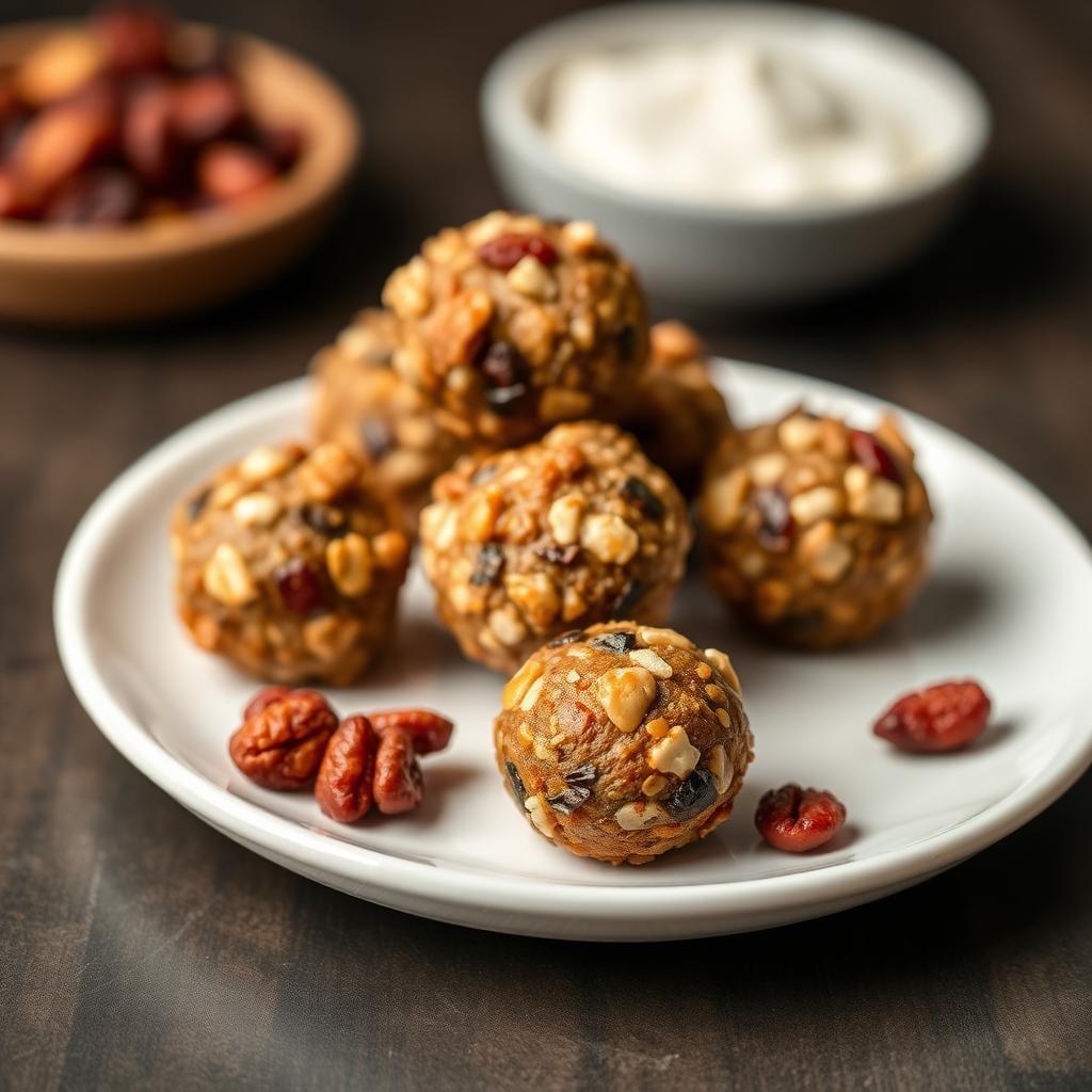 Spiced Nut and Dried Fruit Energy Bites Spiced Nut and Dried Fruit Energy Bites