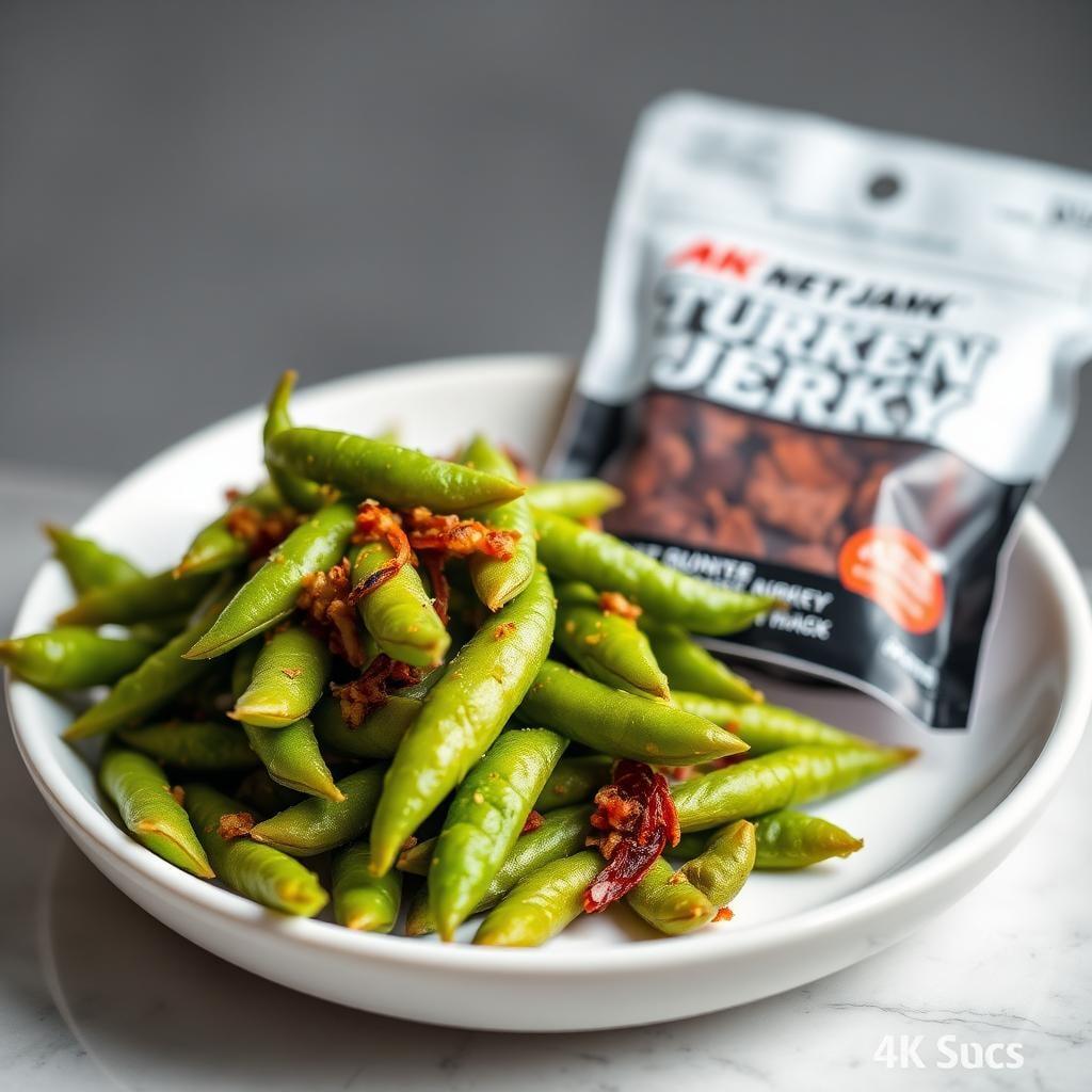 Edamame and Turkey Jerky Protein Pack Edamame and Turkey Jerky Protein Pack
