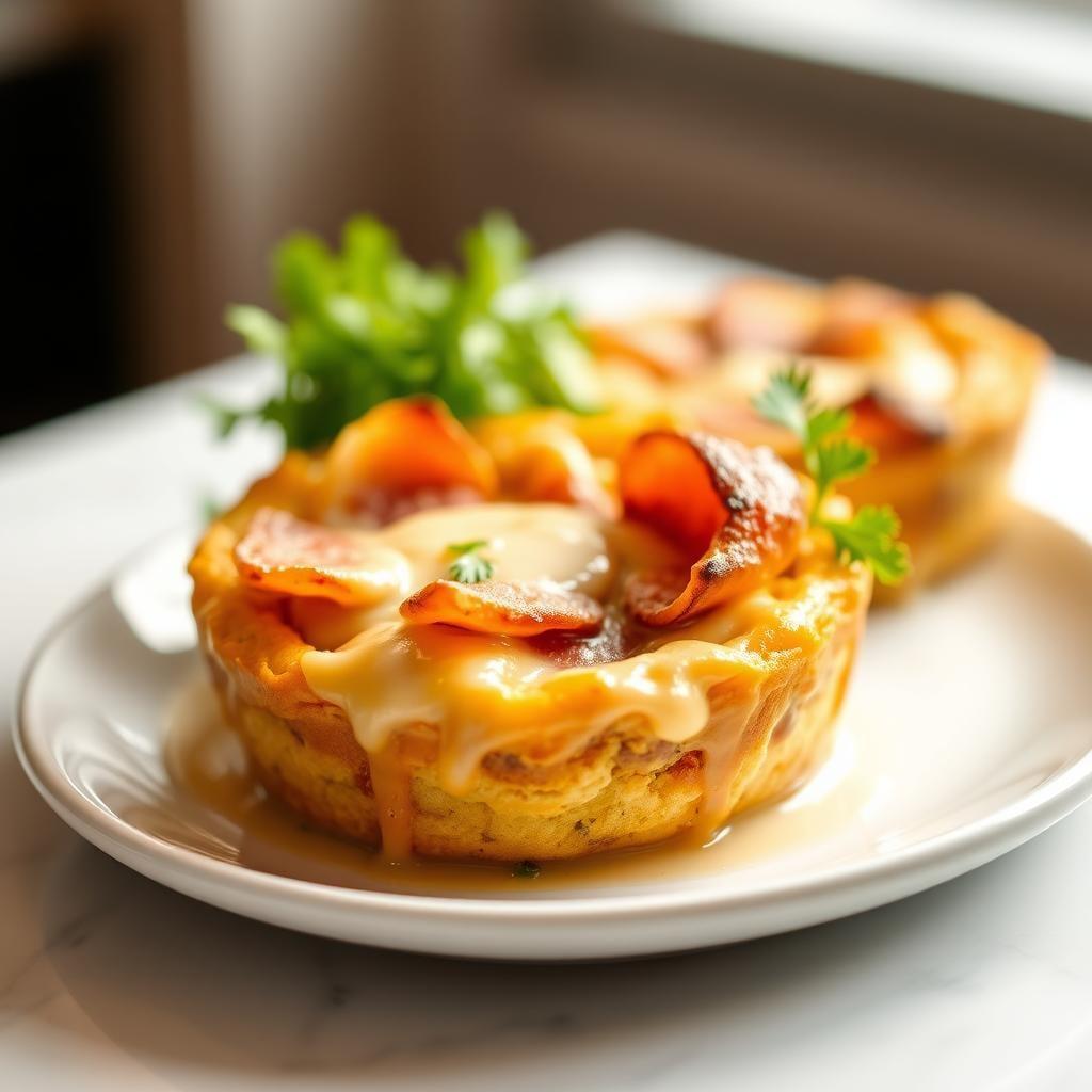 Savory Ham and Cheese Breakfast Bread Pudding Savory Ham and Cheese Breakfast Bread Pudding