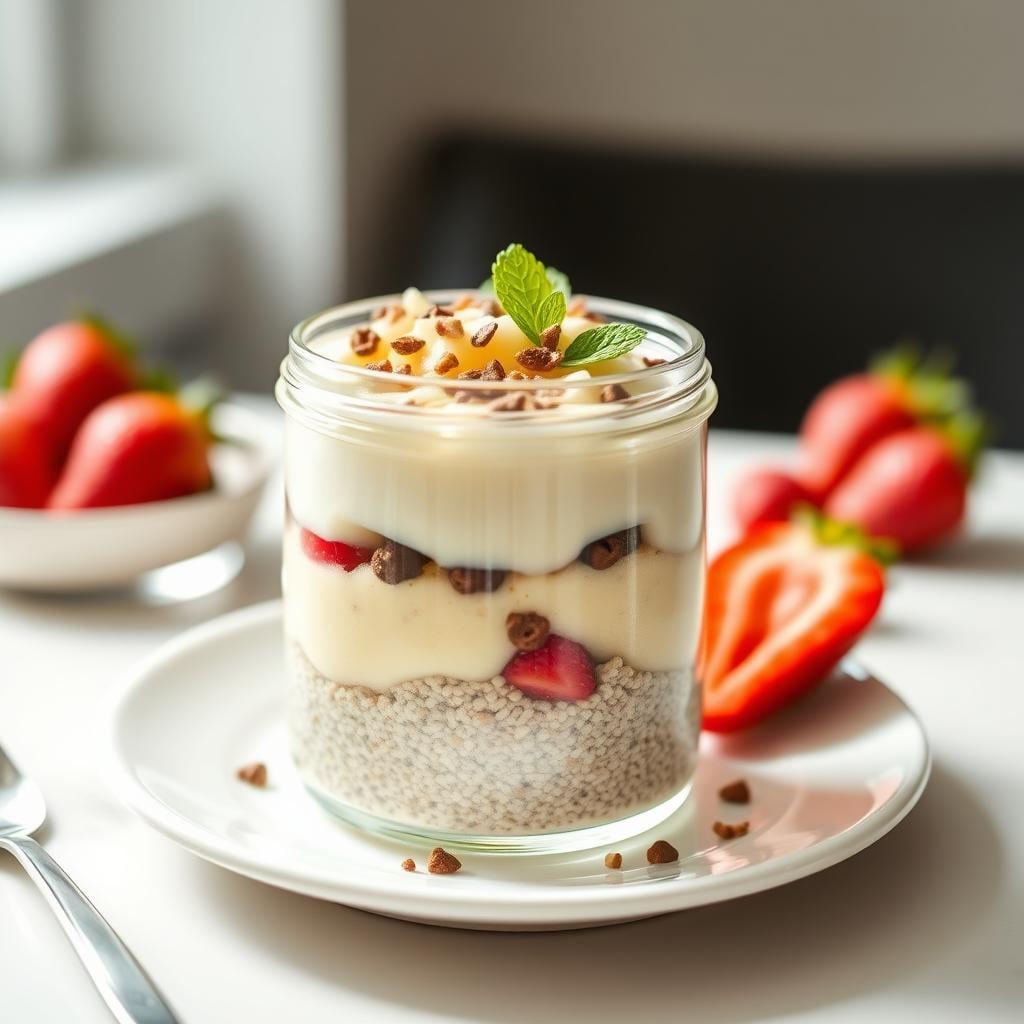 Overnight Vanilla Chia Pudding Parfaits Overnight Vanilla Chia Pudding Parfaits
