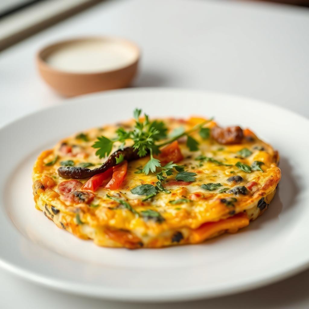 Savory Vegetable Frittata with Fresh Herbs Savory Vegetable Frittata with Fresh Herbs