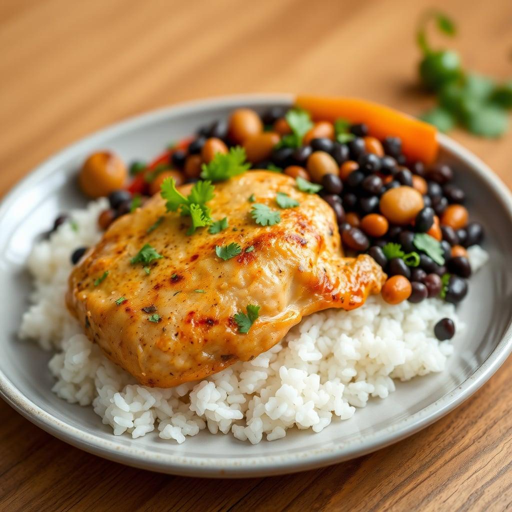 Cilantro-Lime Chicken and Black Bean Skillet Cilantro-Lime Chicken and Black Bean Skillet