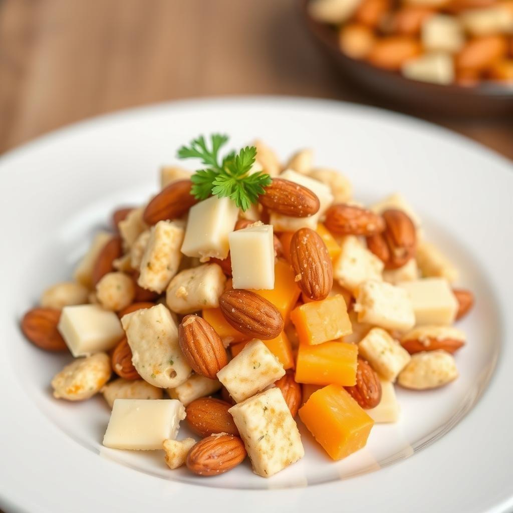 Savory Cheese and Nut Mix Savory Cheese and Nut Mix