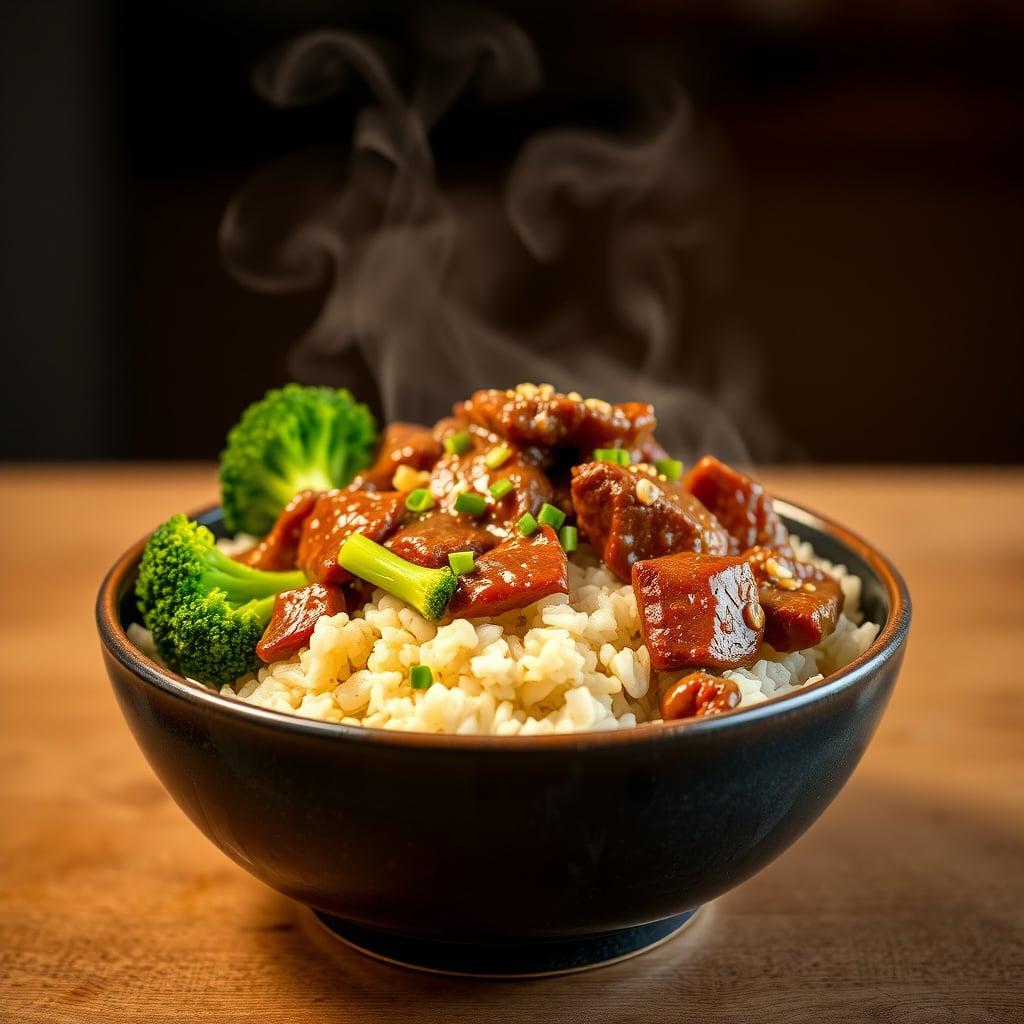 Leftover Ginger-Soy Beef and Broccoli Rice Leftover Ginger-Soy Beef and Broccoli Rice