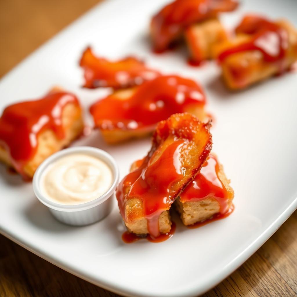 Sweet & Spicy Sriracha Glazed Bacon Bites Sweet & Spicy Sriracha Glazed Bacon Bites