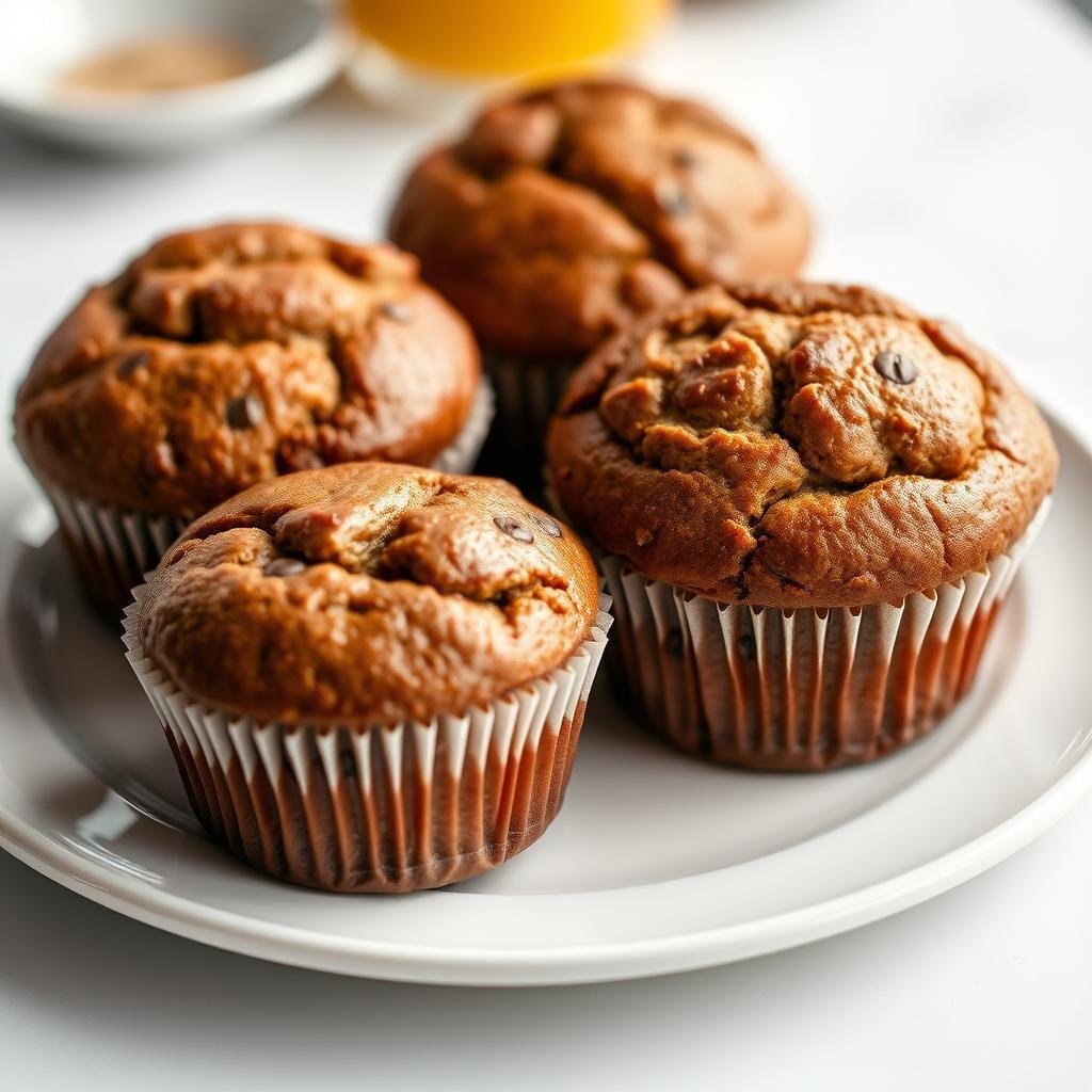 Banana Bread Breakfast Muffins