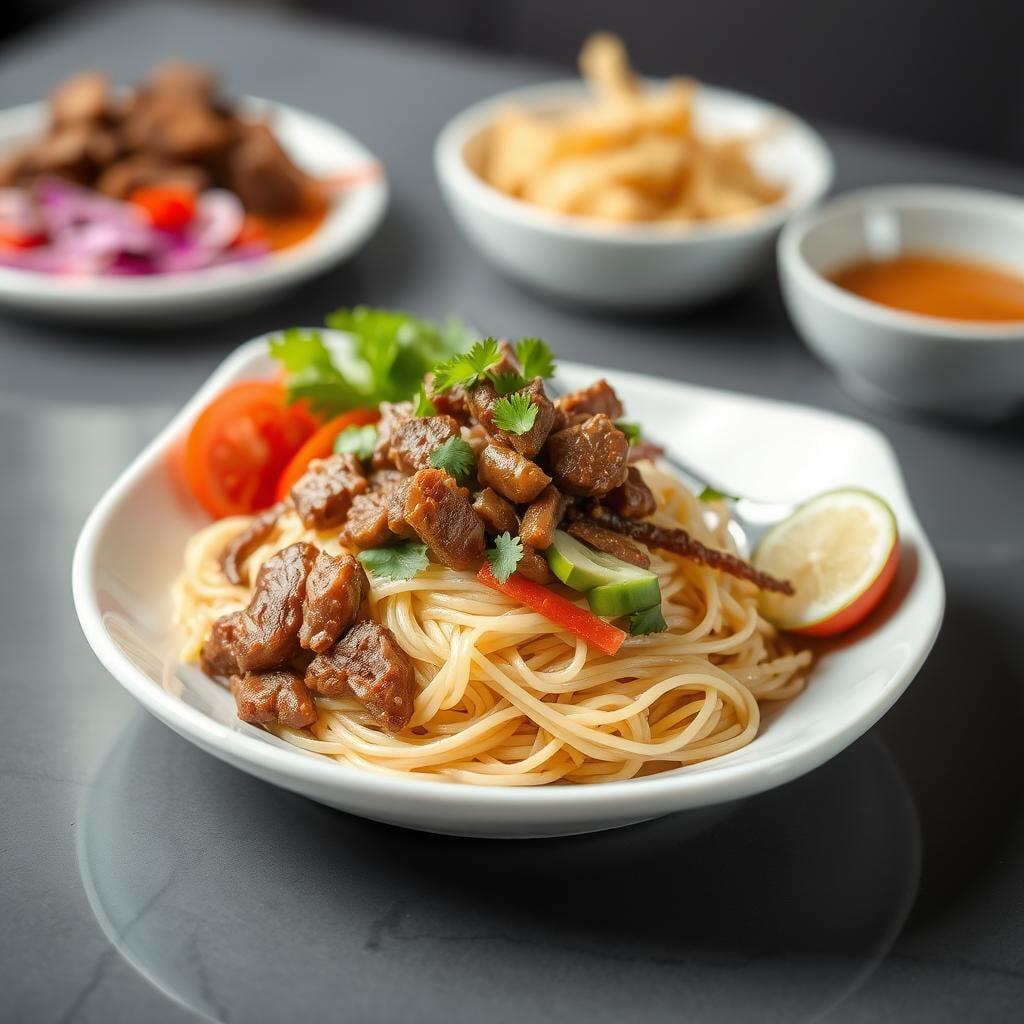 Vietnamese-Style Beef & Rice Noodle Salad Vietnamese-Style Beef & Rice Noodle Salad