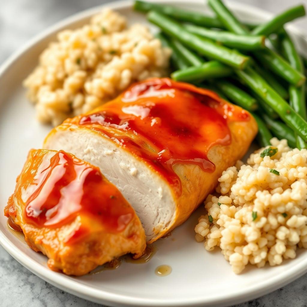 Honey Mustard Chicken Cutlets with Green Beans and Fluffy Couscous Honey Mustard Chicken Cutlets with Green Beans and Fluffy Couscous