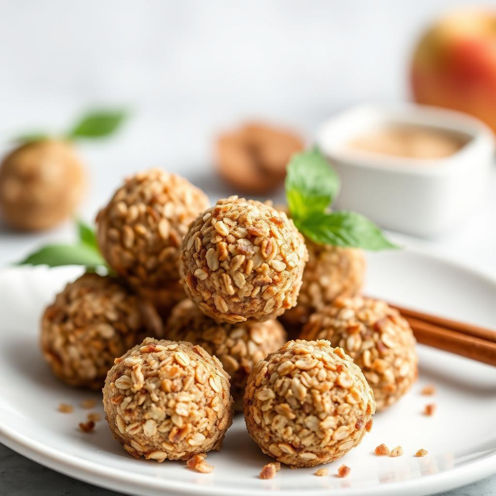 Cinnamon Apple Oat Energy Bites