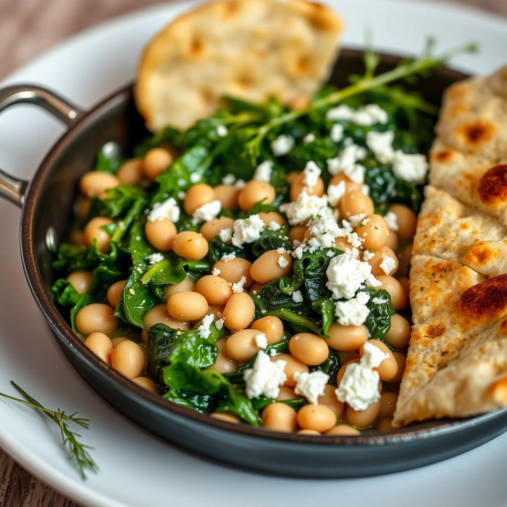 Garlic-Dill White Bean & Spinach Pita Garlic-Dill White Bean & Spinach Pita