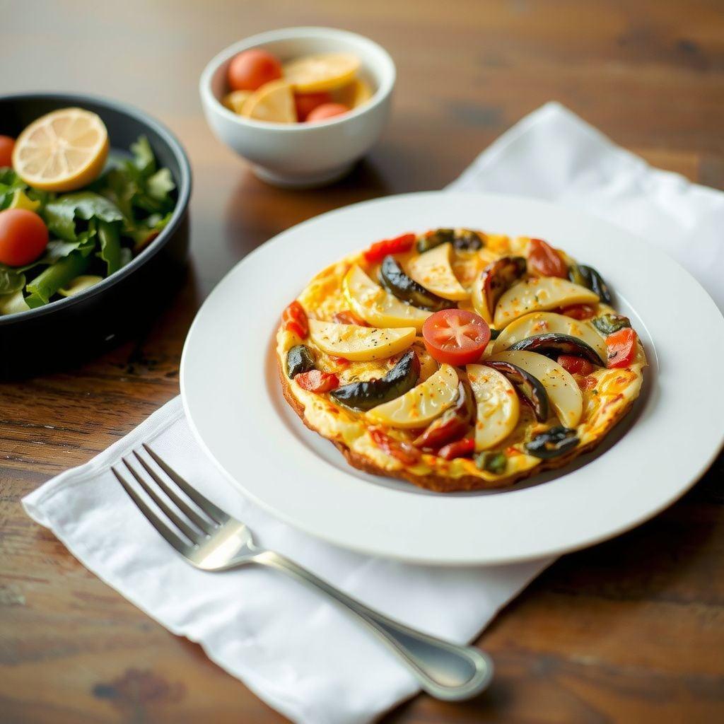 Swiss Gruyère and Roasted Vegetable Frittata Swiss Gruyère and Roasted Vegetable Frittata