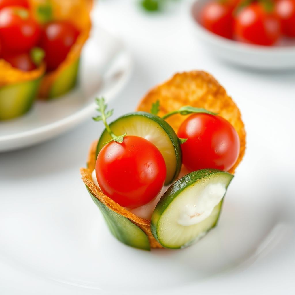 Cucumber Tomato Snack Cup Cucumber Tomato Snack Cup
