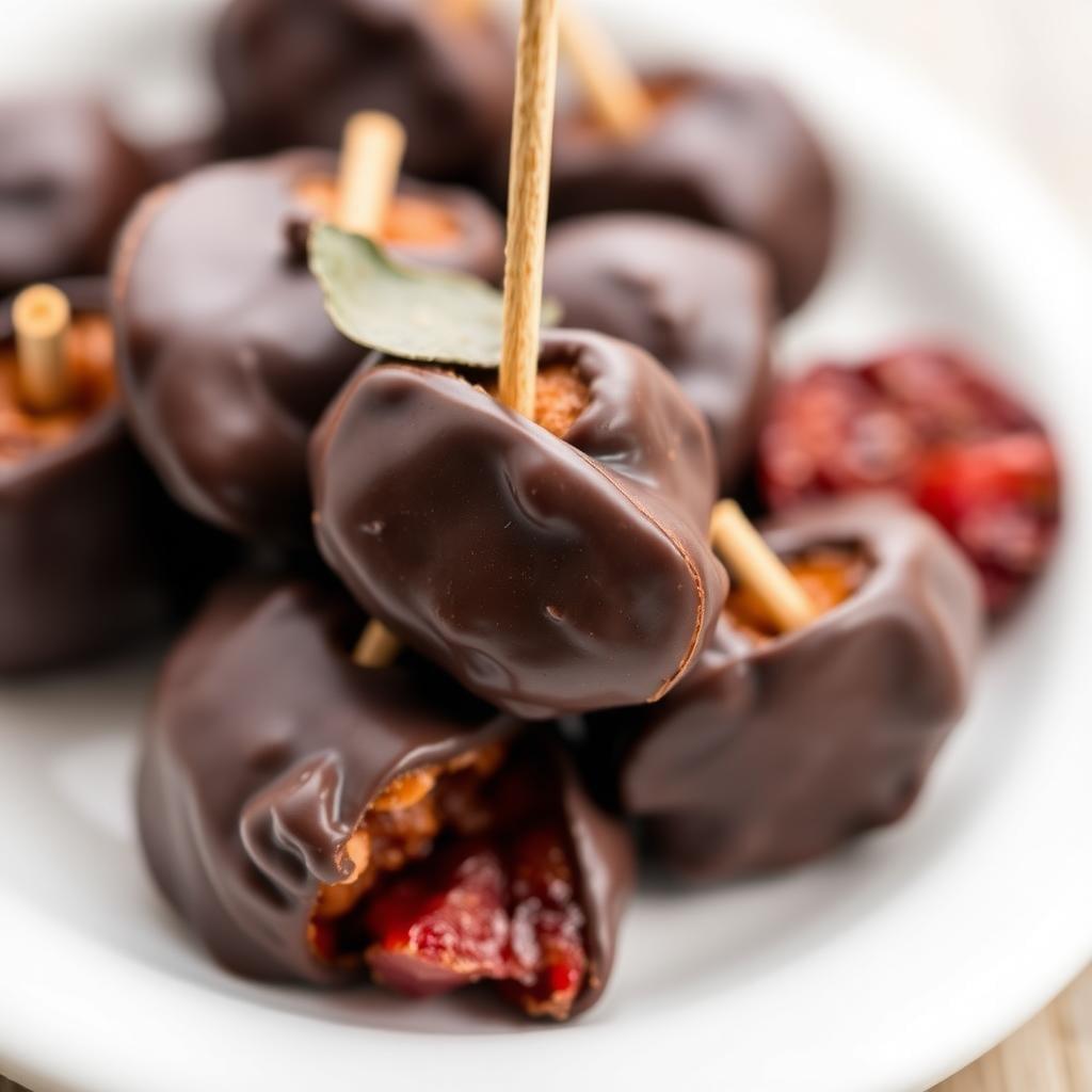 Dark Chocolate Dipped Dried Fruit Dark Chocolate Dipped Dried Fruit