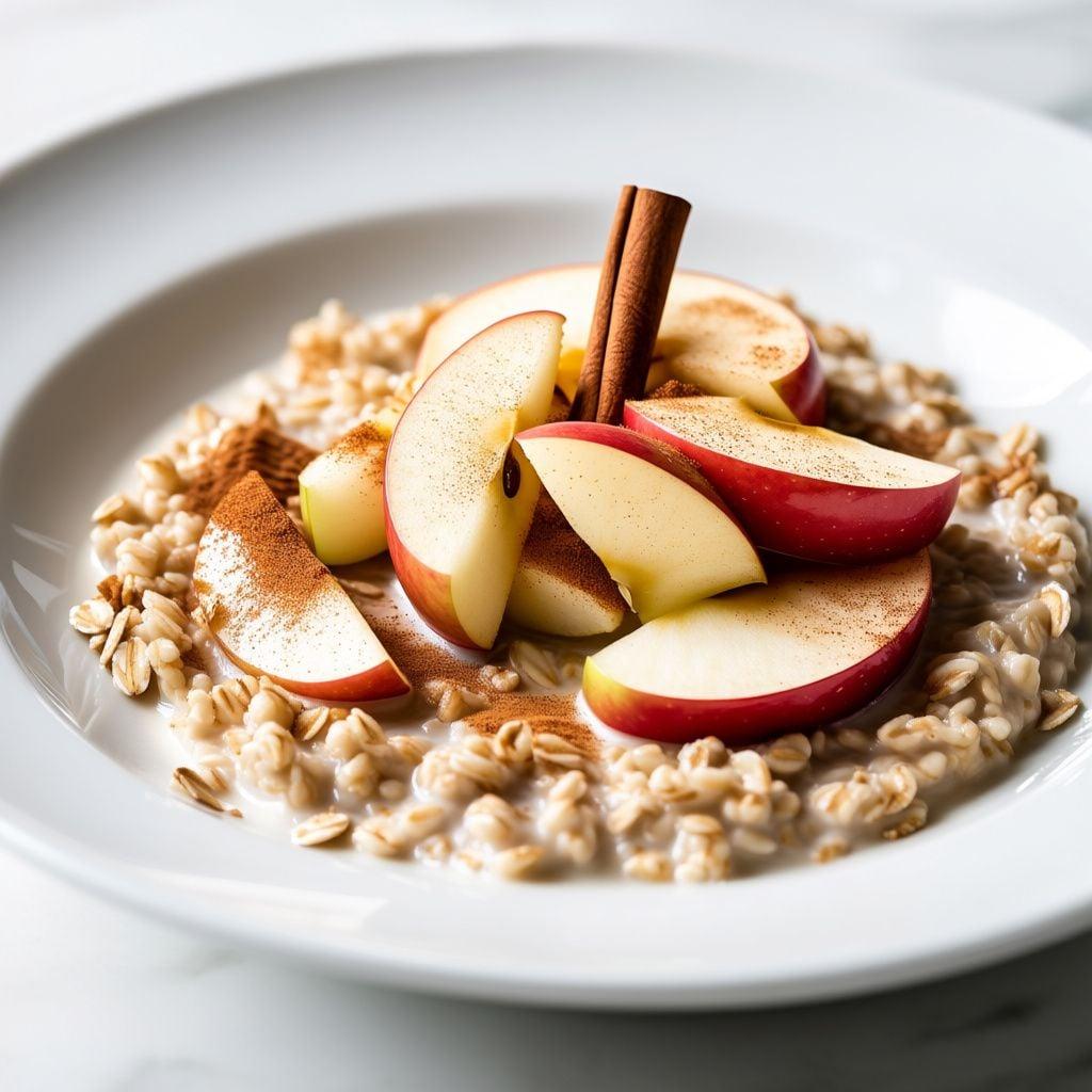 Quick Microwave Oatmeal with Cinnamon and Apples Quick Microwave Oatmeal with Cinnamon and Apples