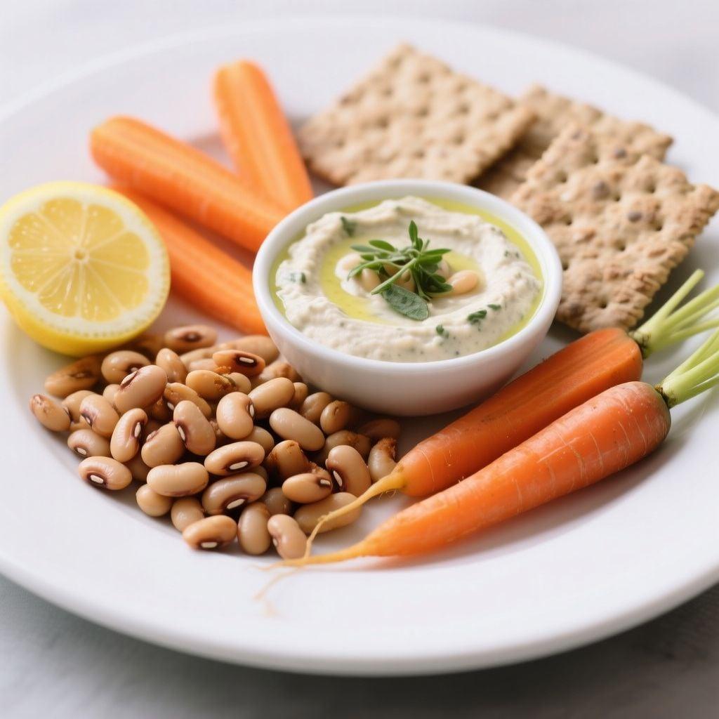 Trail-Ready Bean Dip with Carrots Trail-Ready Bean Dip with Carrots