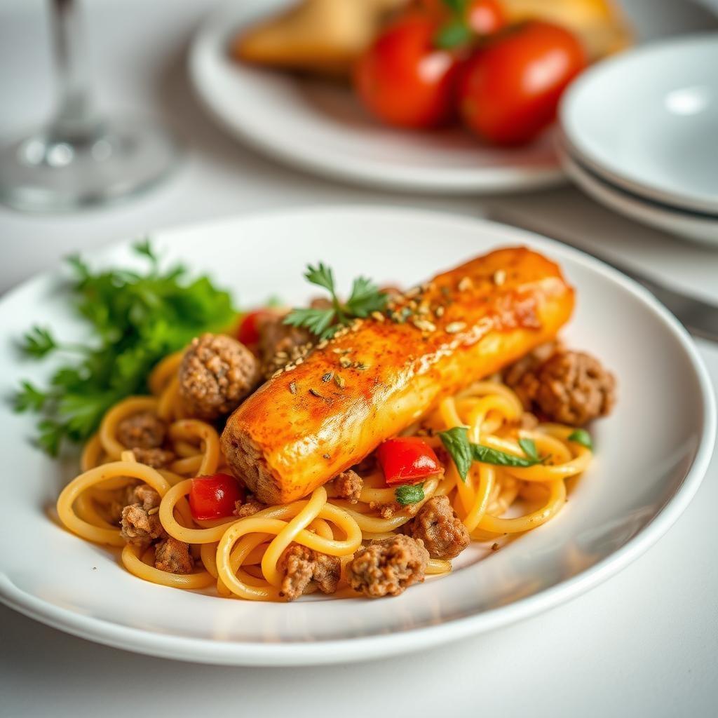 Italian Sausage and Vegetable Pasta Bake Italian Sausage and Vegetable Pasta Bake