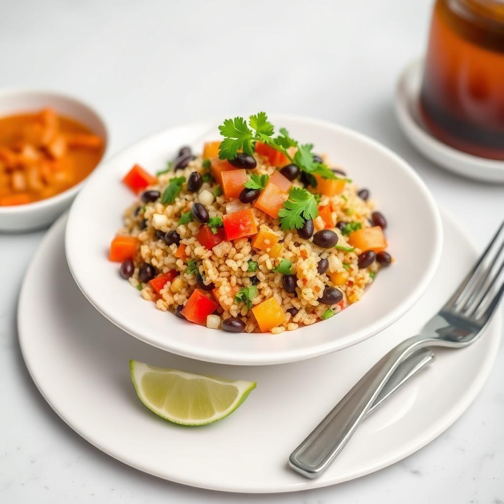 Southwestern Quinoa Salad with Lime Cilantro Dressing Southwestern Quinoa Salad with Lime Cilantro Dressing