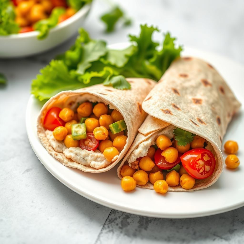 Mediterranean Chickpea Wrap Mediterranean Chickpea Wrap