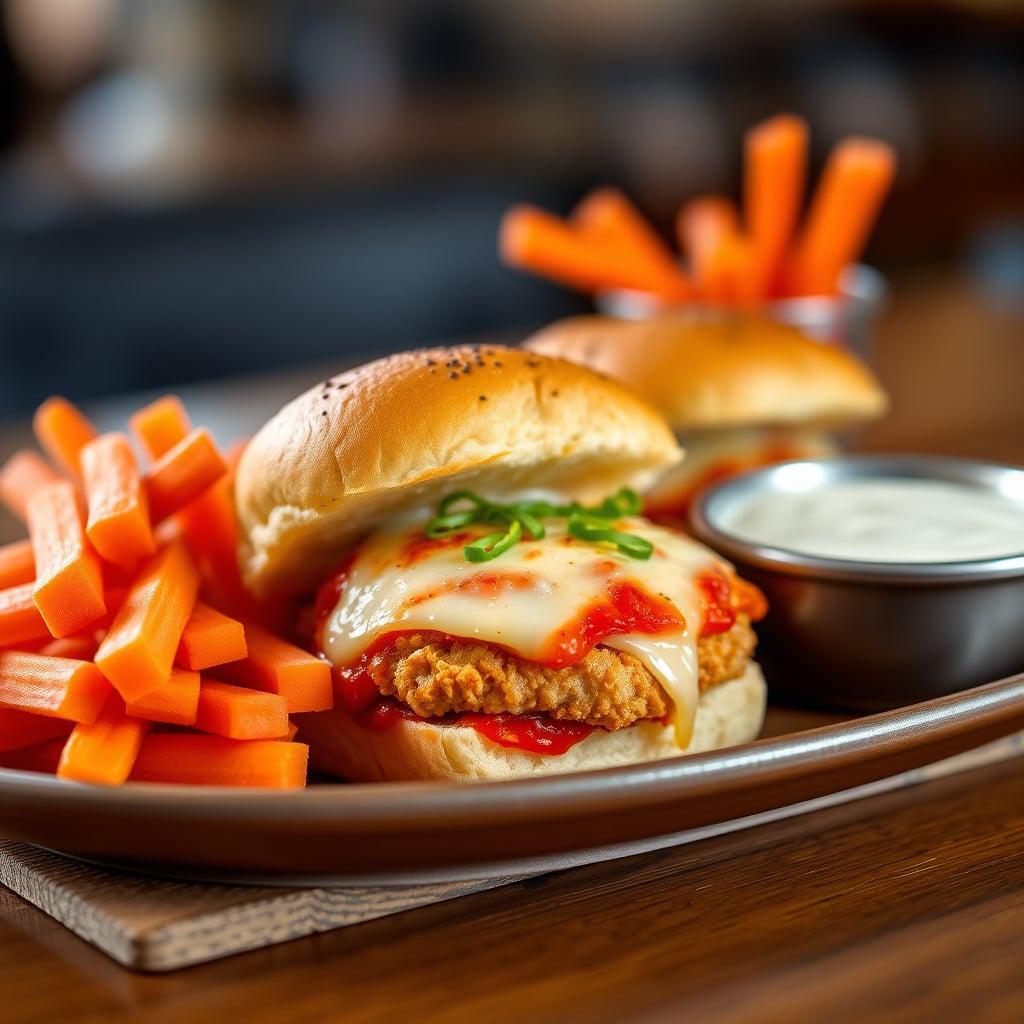Toasted Chicken Parmesan Sliders Toasted Chicken Parmesan Sliders