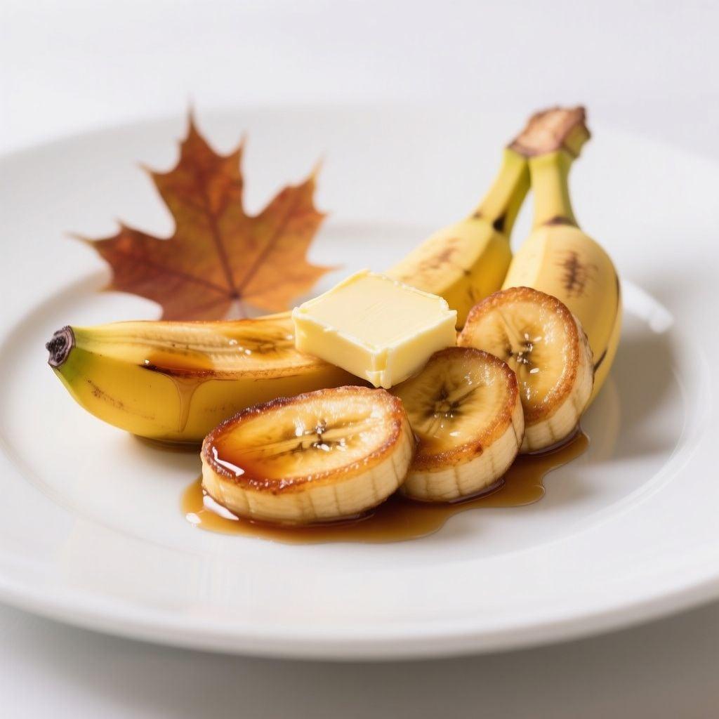 Maple-Glazed Banana Slices Maple-Glazed Banana Slices