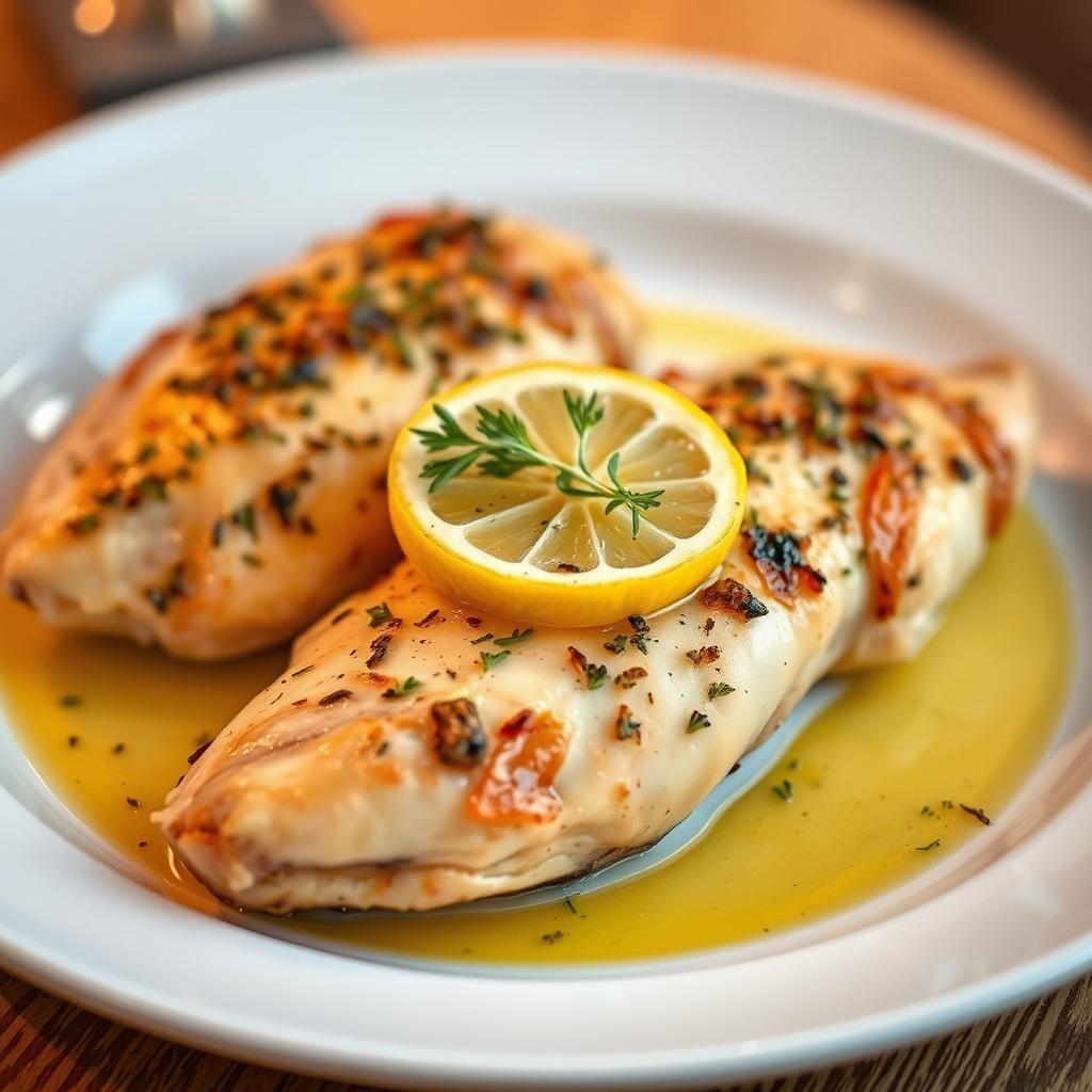 Baked Chicken with Lemon and Herbs