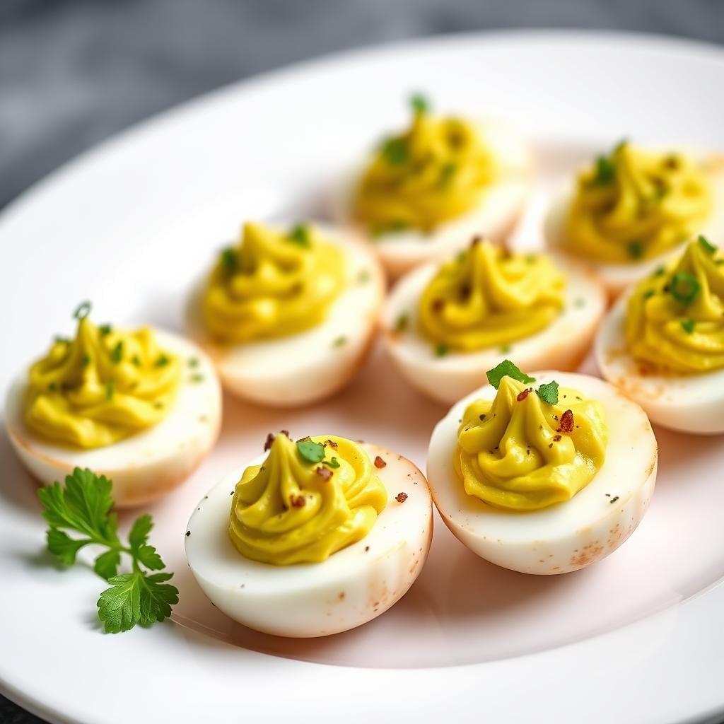 Avocado Deviled Eggs