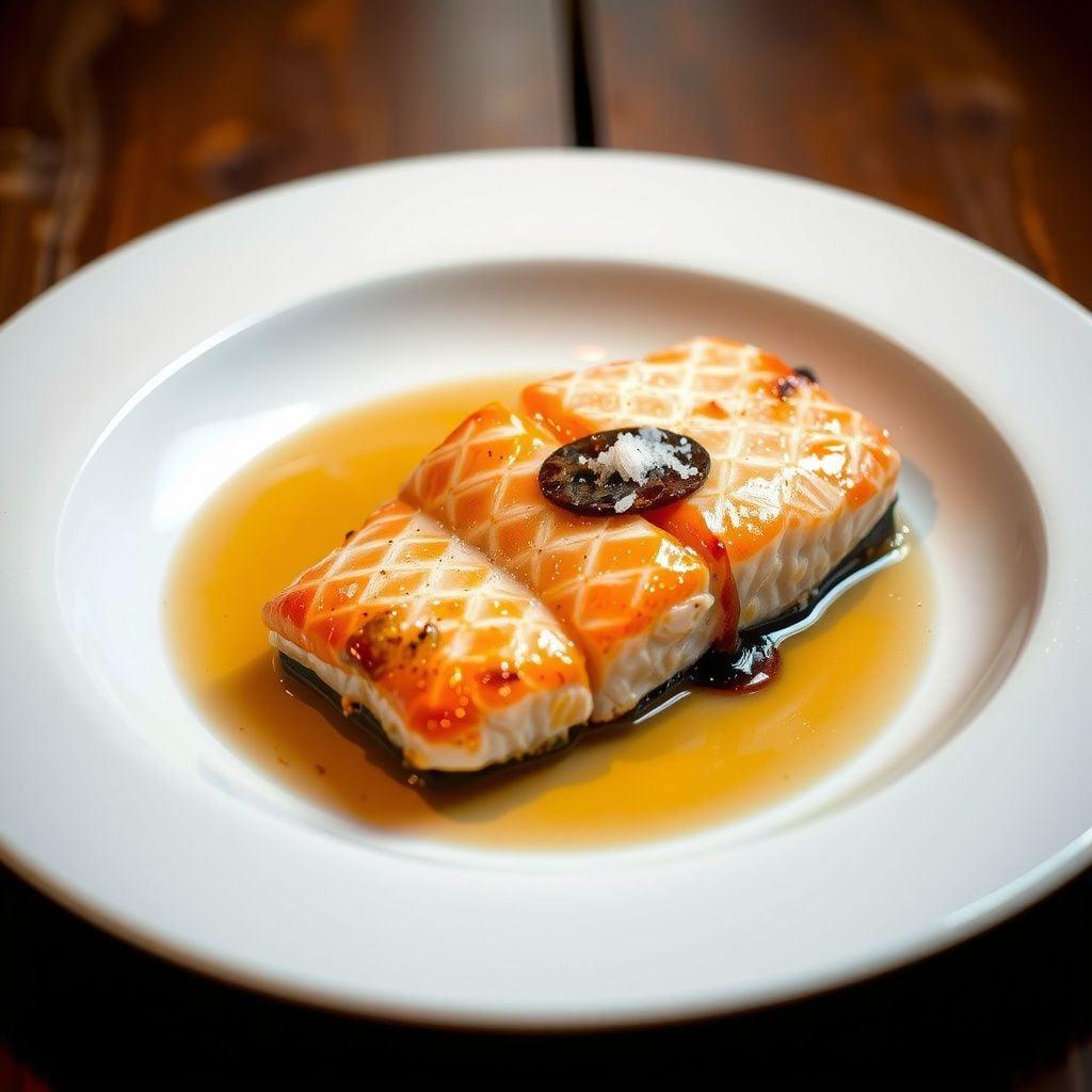 Jasmine Tea-Smoked Salmon with Ginger-Soy Glaze Jasmine Tea-Smoked Salmon with Ginger-Soy Glaze