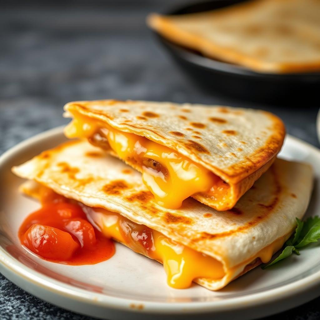 Microwave Breakfast Quesadilla Microwave Breakfast Quesadilla