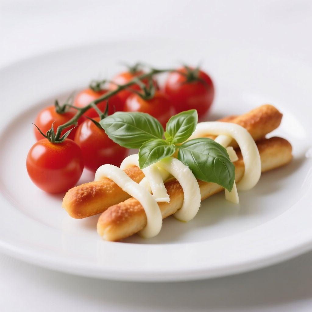 Cherry Tomatoes and Mozzarella Stick Cherry Tomatoes and Mozzarella Stick