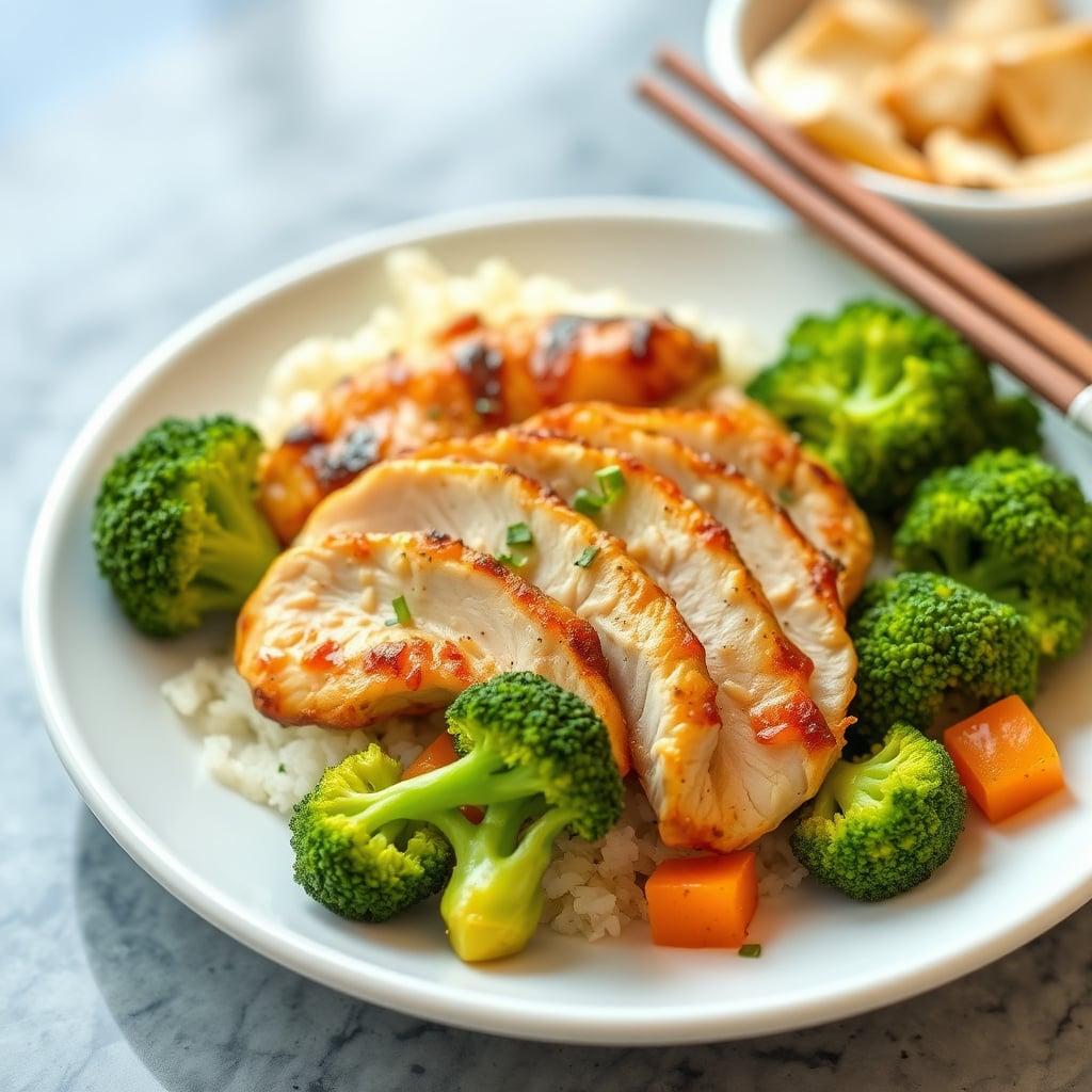 Pre-Made Rotisserie Chicken & Broccoli Bowl Pre-Made Rotisserie Chicken & Broccoli Bowl