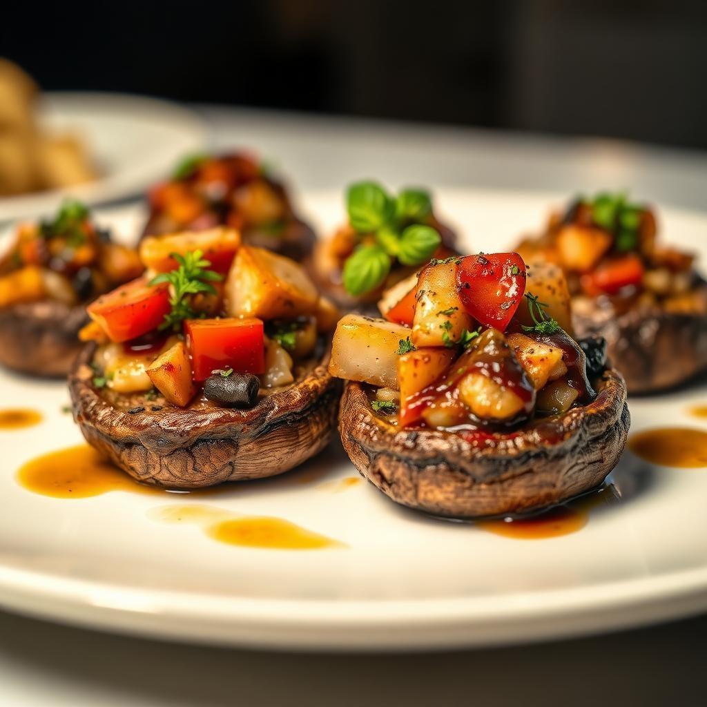Italian Antipasto Stuffed Portobello Mushrooms Italian Antipasto Stuffed Portobello Mushrooms
