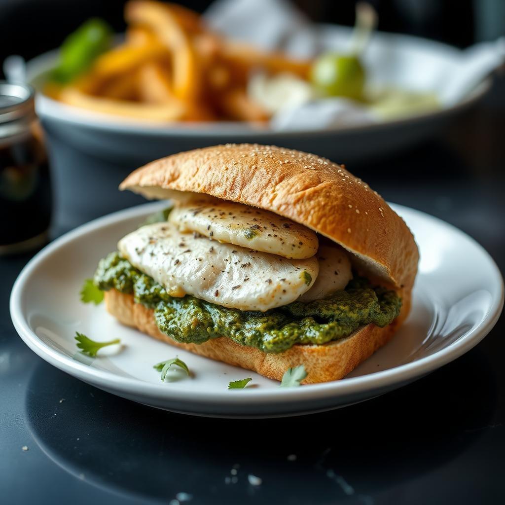 Italian Chicken Pesto Sandwich Italian Chicken Pesto Sandwich
