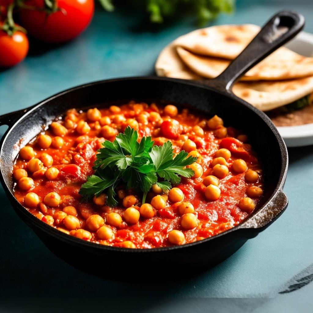 Moroccan Spiced Chickpea and Tomato Skillet Moroccan Spiced Chickpea and Tomato Skillet