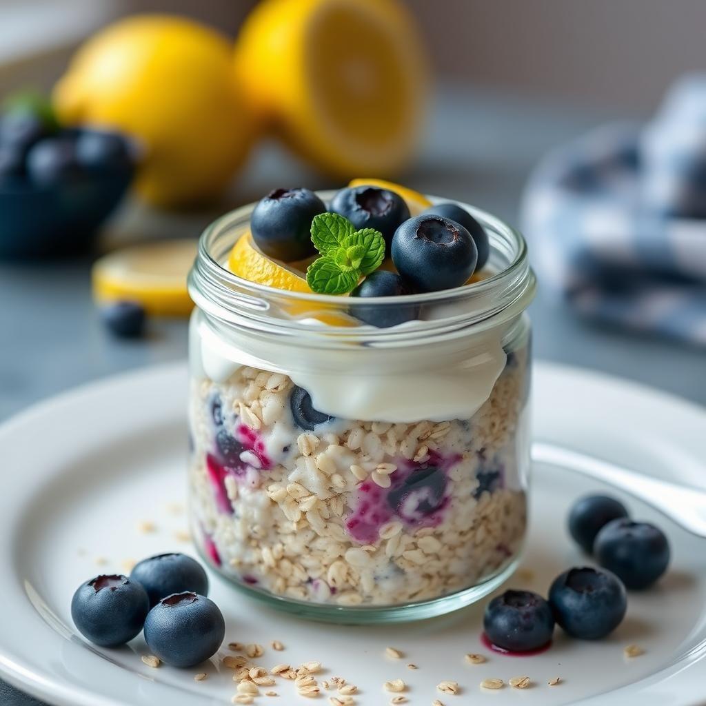 Blueberry Lemon Overnight Oats