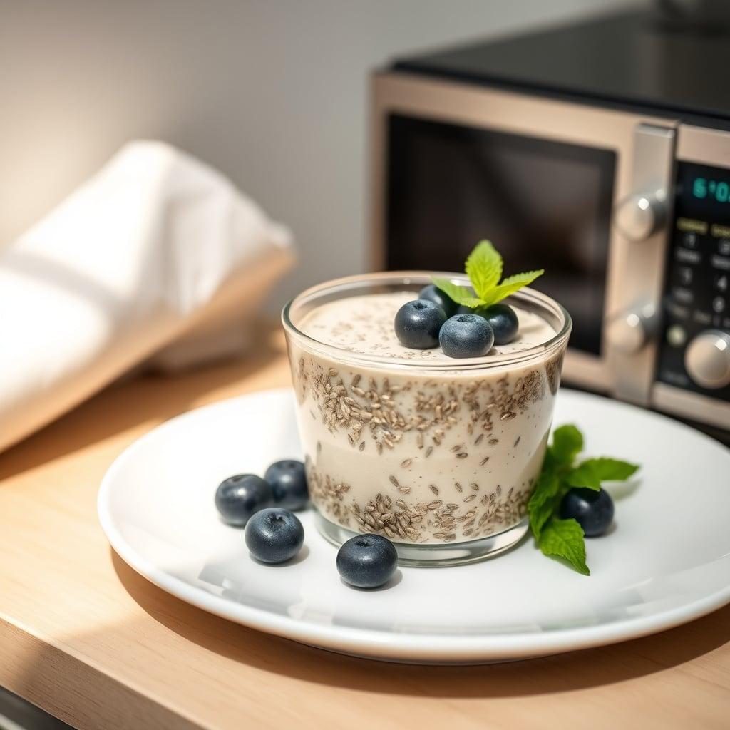 Microwave Chia Seed Pudding Cup Microwave Chia Seed Pudding Cup
