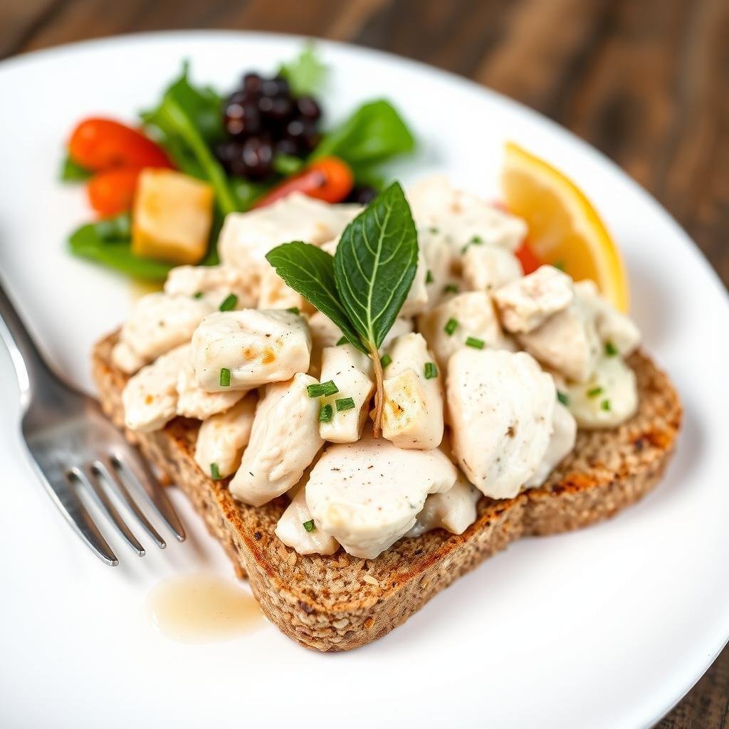 Waldorf-Inspired Chicken Salad on Multigrain Bread Waldorf-Inspired Chicken Salad on Multigrain Bread